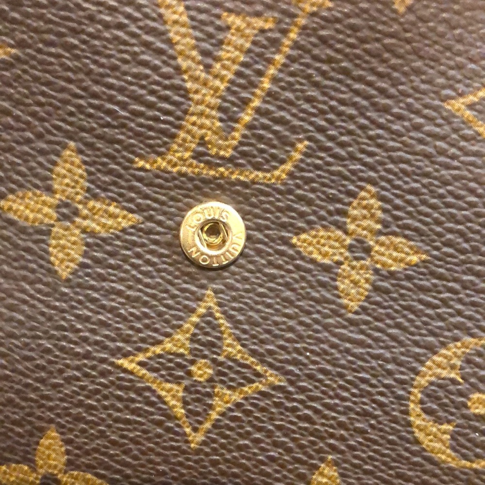 LOUIS VUITTON Monogramed Vintage Wallet Authentic TH0020 - Picture 10 of 16